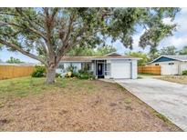 Charming single-story home with a well-maintained lawn and mature tree shading the front yard at 3205 33Rd Street W Ct, Bradenton, FL 34205