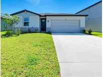 Charming single-Gathering home with a well-maintained lawn and two-car garage at 7160 Amelia River Dr, Parrish, FL 34219