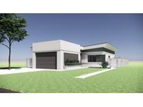 Contemporary home featuring a modern design and a well-manicured lawn at 2221 Wood St, Sarasota, FL 34237