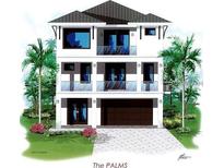 Three-story home with modern design and a two-car garage at 207 Shreve St, Punta Gorda, FL 33950