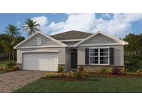 One-story home with a two-car garage at 16240 Minorca Dr, Punta Gorda, FL 33955