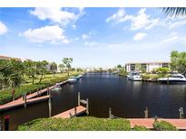 Stunning waterfront view with private docks and boats at 25188 Marion Ave # D112, Punta Gorda, FL 33950