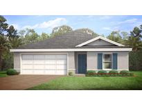 Charming single-story home with a two-car garage, neat landscaping, and a classic design at 12149 Karney Ave, Port Charlotte, FL 33981