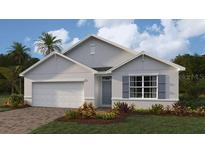Charming single-story home with manicured landscaping and a two-car garage, perfect for modern living at 16290 Maya Cir, Punta Gorda, FL 33955