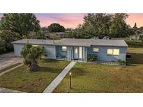 Charming single-story home with a well-manicured lawn and inviting entrance at 21249 Higgs Dr, Port Charlotte, FL 33952