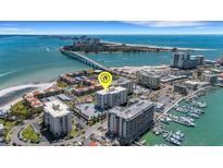 Beautiful Clearwater Beach condo building with boat slips and amazing water views at 851 Bayway Blvd # 403, Clearwater Beach, FL 33767