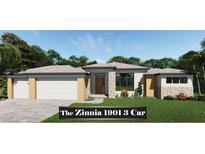 The Zinnea 1901 3-car garage home at 506 Rotonda Cir, Rotonda West, FL 33947