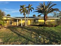 Ranch style home with palm trees and a spacious yard at 1940 Mississippi Ave, Englewood, FL 34224