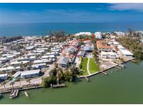 Gorgeous aerial view of a quaint waterfront home near Manasota Key Beach at 2375 N Beach Rd # 2B, Englewood, FL 34223