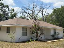 Cozy single-story home featuring a well-maintained lawn and a classic ranch-style facade at 33021 Ranch Rd, Dade City, FL 33523