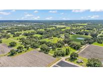 Expansive aerial view of a rural property featuring lush trees and agricultural fields at 1309 Joe Mcintosh Rd, Plant City, FL 33565