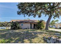 Charming single-story home with a mature tree in the front yard at 3187 Galiot Rd, Venice, FL 34293