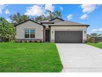 Charming single-Gathering home with a manicured lawn and attached two-car garage at 4390 Asteria Ter, North Port, FL 34287