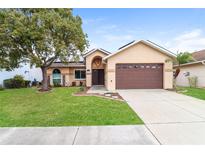 Charming single-story home with a well-manicured lawn and inviting curb appeal at 8147 Matthew Dr, New Port Richey, FL 34653