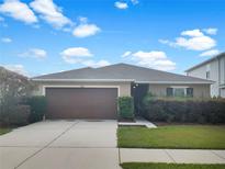 Charming single-story home with a well-manicured front yard and a spacious two-car garage, perfect for suburban living at 11510 Southern Creek Dr, Gibsonton, FL 33534
