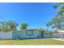 Charming single-story home with well-maintained lawn and landscaping at 505 Hedge Row Rd, Brandon, FL 33510