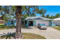 Charming single-story home with a well-maintained yard, mature tree, and a private driveway at 1369 Brookside Dr, Venice, FL 34285