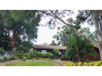 Charming single-story home with well-maintained yard and mature trees providing plenty of shade at 22402 Stillwood Dr, Land O Lakes, FL 34639