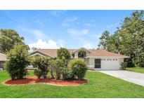 Charming single-Gathering home featuring a well-manicured lawn and two-car garage at 4266 Candler Ave, Spring Hill, FL 34609