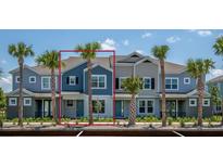 Charming townhome showcasing a modern design, well-maintained landscaping, and inviting curb appeal at 17322 Alderwood Ln, Punta Gorda, FL 33982