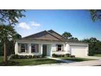Charming single-story home with well-manicured lawn and attached two car garage at 11456 Libby Rd, Spring Hill, FL 34609