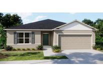 Charming single-story home with a well-manicured lawn and a two-car garage at 12368 Piping Plover Ave, Weeki Wachee, FL 34614