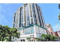 Modern high rise condo building boasts multiple floors and balcony views in urban neighborhood at 1 Beach Se Dr # 1103, St Petersburg, FL 33701