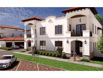 Mediterranean home with balconies, landscaping, and street parking at Lot 5 Jefferson St, Safety Harbor, FL 34695