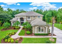 Luxury home with a large lot and beautiful landscaping at 5016 Givendale Ln, Tampa, FL 33647