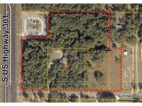 Aerial view showing the property's location and surrounding area at 10510 Sumner Rd, Wimauma, FL 33598