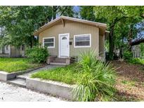 Tan house with white door and steps at 405 E Dr Martin Luther King Jr Blvd, Tampa, FL 33603
