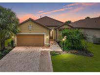 Attractive single-story home with tile roof and landscaped yard at 5243 Esplanade Blvd, Bradenton, FL 34211
