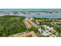 Aerial view showcasing waterfront location and community at 12760 Indian Rocks Rd # 510, Largo, FL 33774