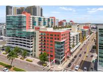 Aerial perspective of a modern building near a CVS Pharmacy at 1120 E Kennedy Blvd # 734, Tampa, FL 33602