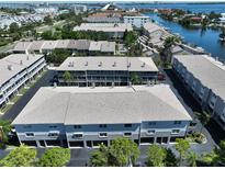 Aerial view of community by the water at 521 Pinellas Bayway S # 202, St Petersburg, FL 33715