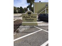 Elegant community sign for Palma Ceia Gardens Condominiums, enhancing the property's appeal at 3206 W Azeele St # 225, Tampa, FL 33609