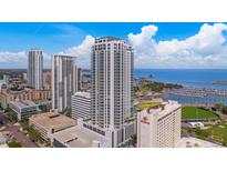 High-rise building with amazing water and city views, located near marina and stadium at 301 1St S St # 1604, St Petersburg, FL 33701