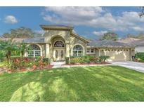 Well-maintained house with a lush lawn and attractive landscaping at 4948 Willow Ridge Ter Ter, Valrico, FL 33596