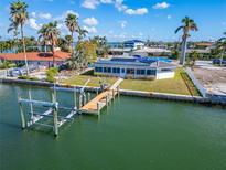 Waterfront home with private dock and solar panels at 12520 4Th E St, Treasure Island, FL 33706