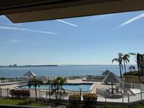 Community pool with scenic bay views, perfect for relaxation at 6268 Palma Del Mar Blvd S # 215, St Petersburg, FL 33715