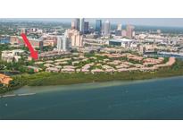 Aerial view showcasing community location and proximity to Tampa at 901 Normandy Trace Rd, Tampa, FL 33602