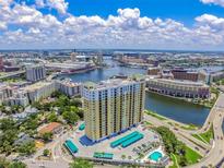 High-rise building with water and city views at 345 Bayshore Blvd # 808, Tampa, FL 33606