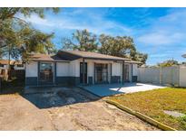 House exterior with a gray and white color scheme at 9102 Post Oak Ct, Tampa, FL 33615
