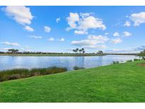Expansive lake view with lush green grass at 23503 Waverly Cir, Venice, FL 34293