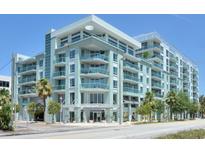 Modern condo building with multiple floors and balconies at 111 N 12Th St # 1708, Tampa, FL 33602
