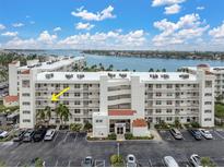 Aerial view of a condo building near the water at 6021 Bahia Del Mar Cir # 333, St Petersburg, FL 33715