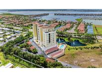Luxury waterfront condo building with pool and amazing water views at 501 Haben Blvd # 806, Palmetto, FL 34221