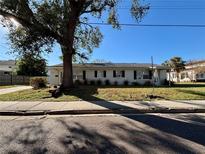 Ranch-style home showcasing a classic design with a neat lawn at 3211 S Ferdinand Ave, Tampa, FL 33629