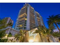 Luxury high-rise building with city skyline views at night at 3401 Bayshore Blvd # 1904, Tampa, FL 33629