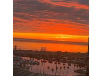 Stunning sunset over marina, city skyline visible at 175 2Nd S St # P-08, St Petersburg, FL 33701